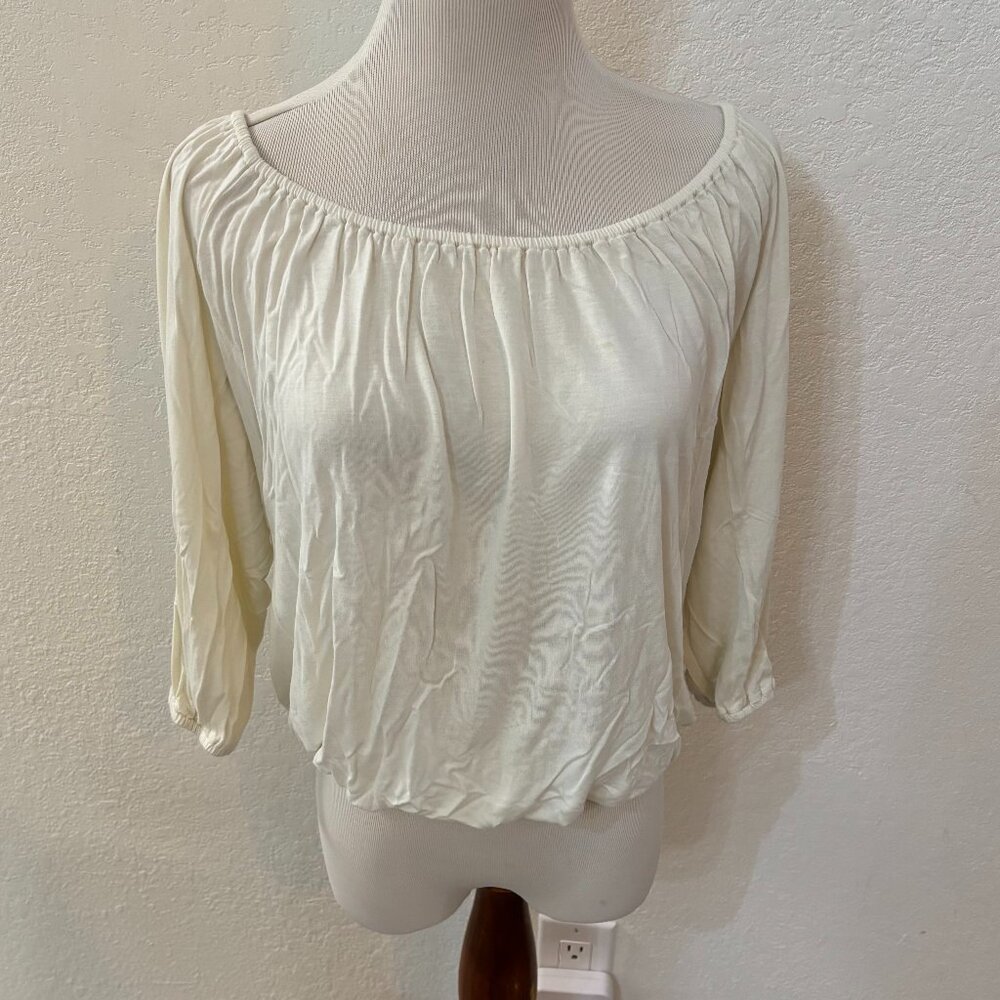Off Shoulder Motherhood Maternity Shirt